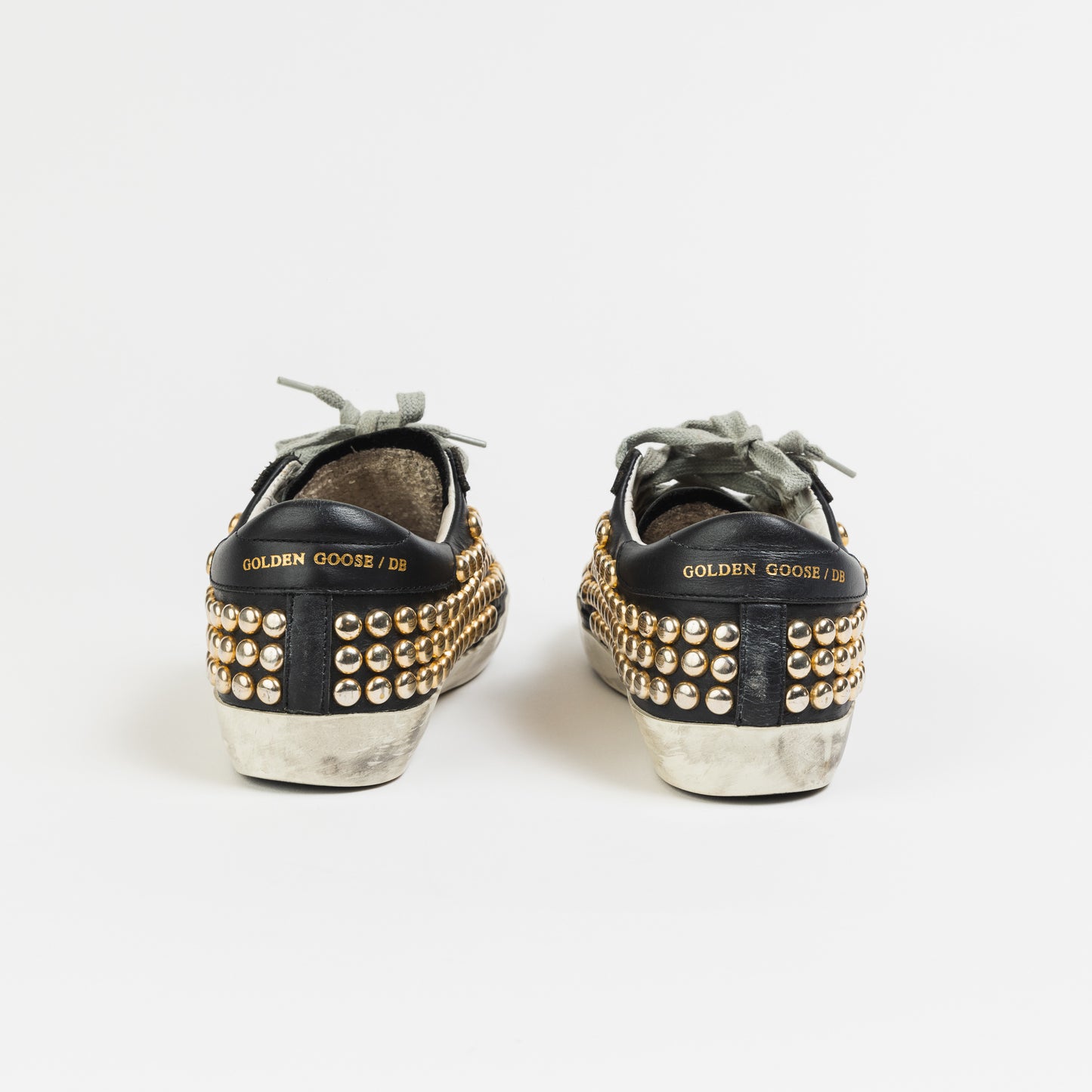NEW! Studded Gold/Black Superstars