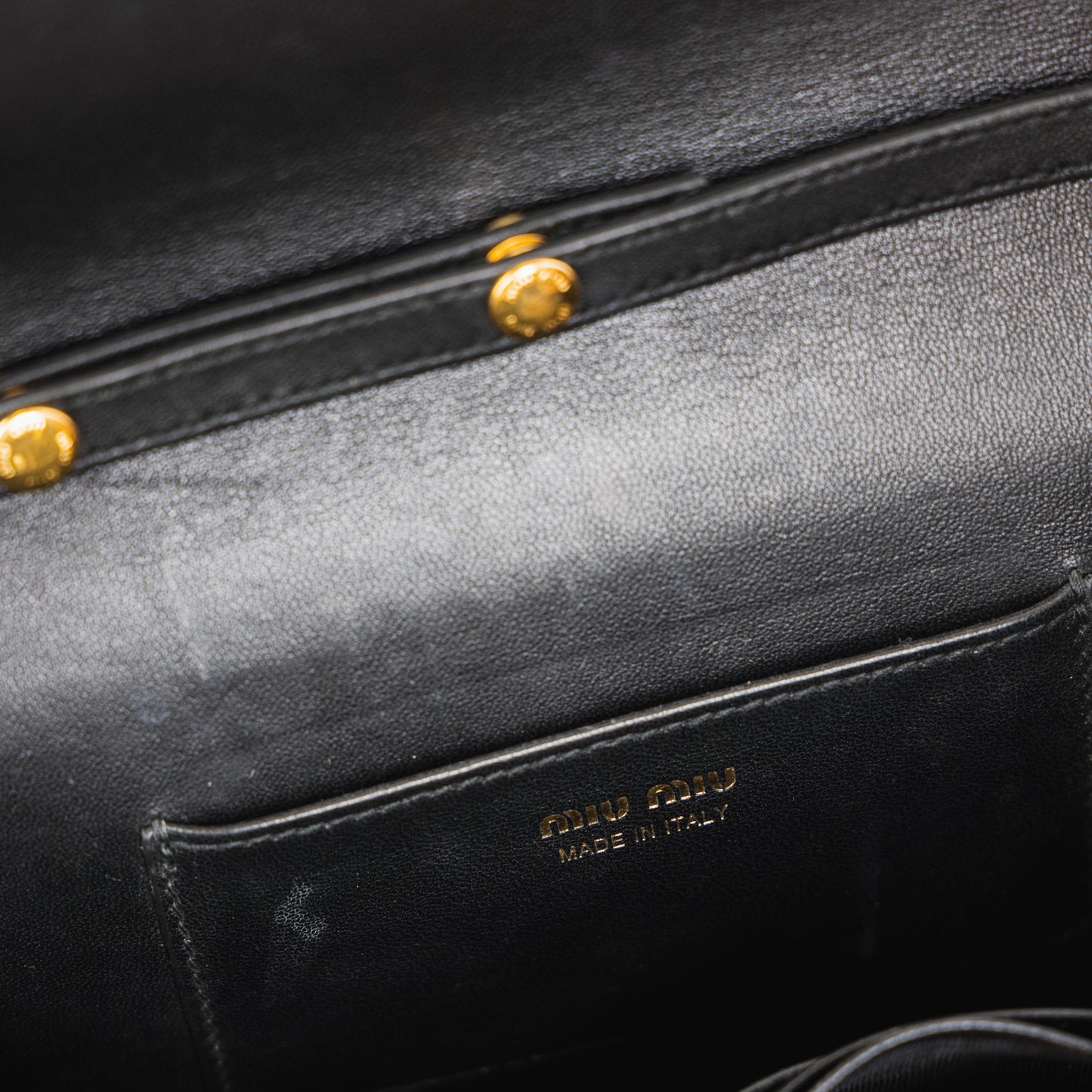 Matelassé Leather Wallet on Chain