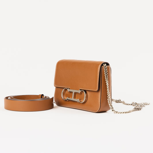 CH Leather Belt/Chain Bag