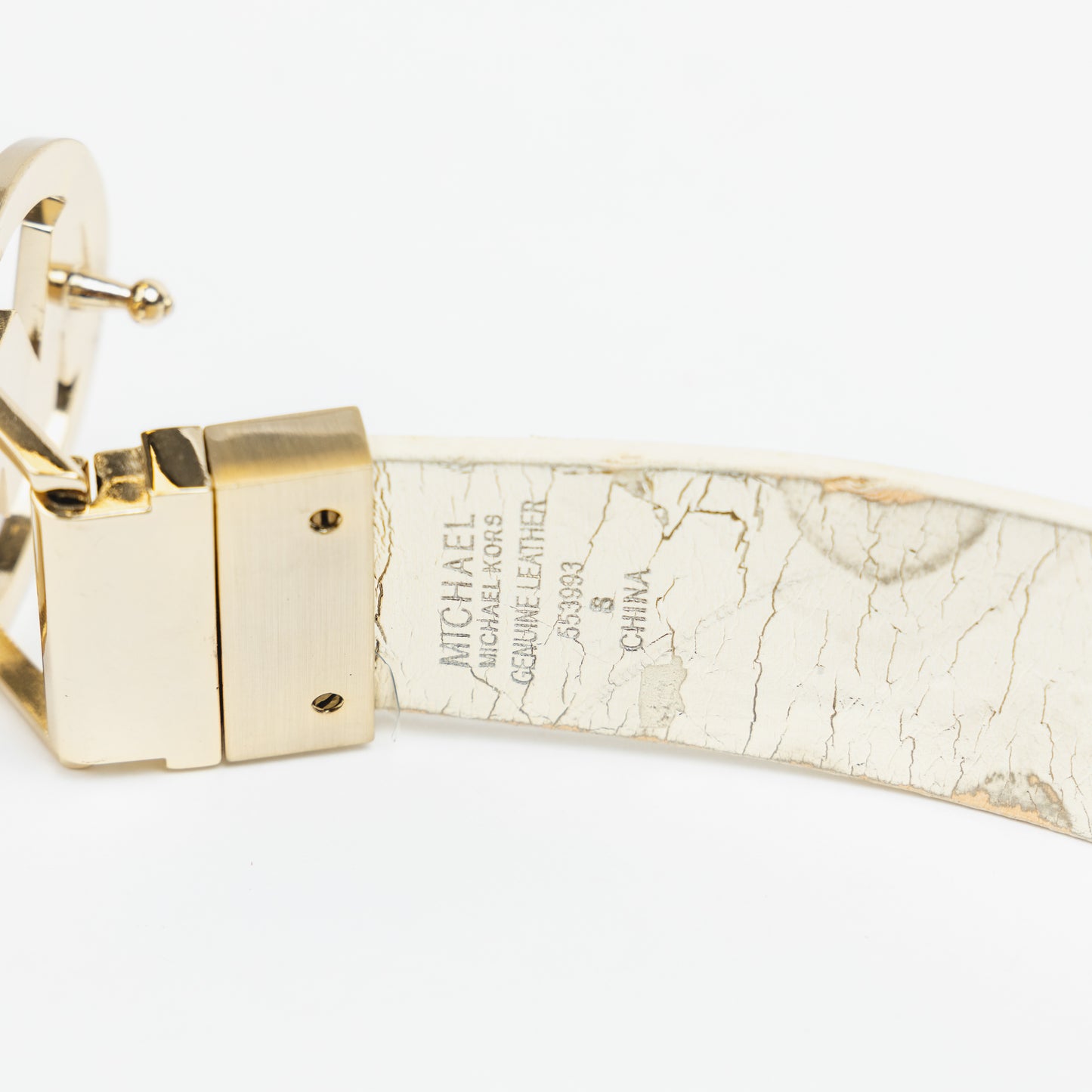 White MK Belt