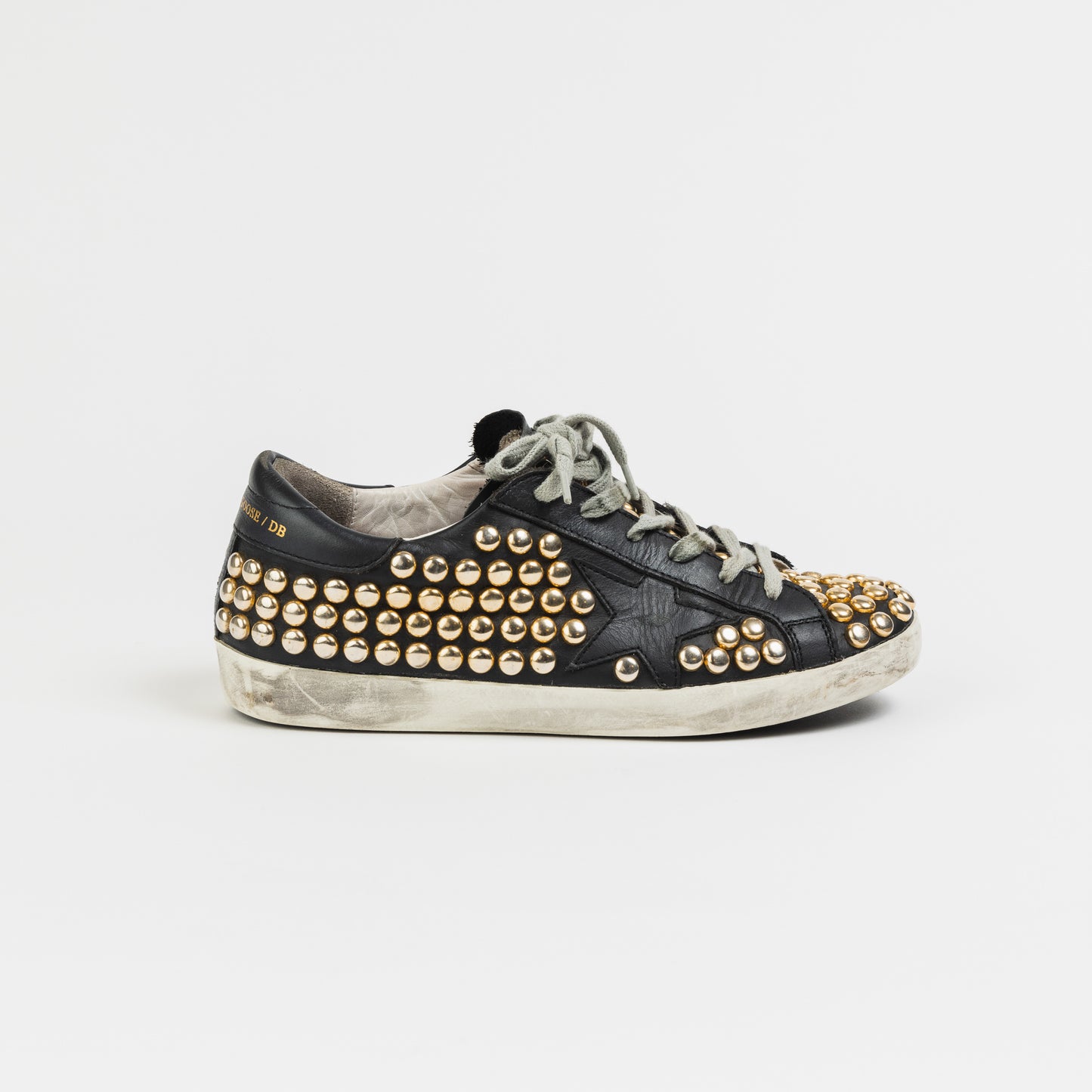 NEW! Studded Gold/Black Superstars