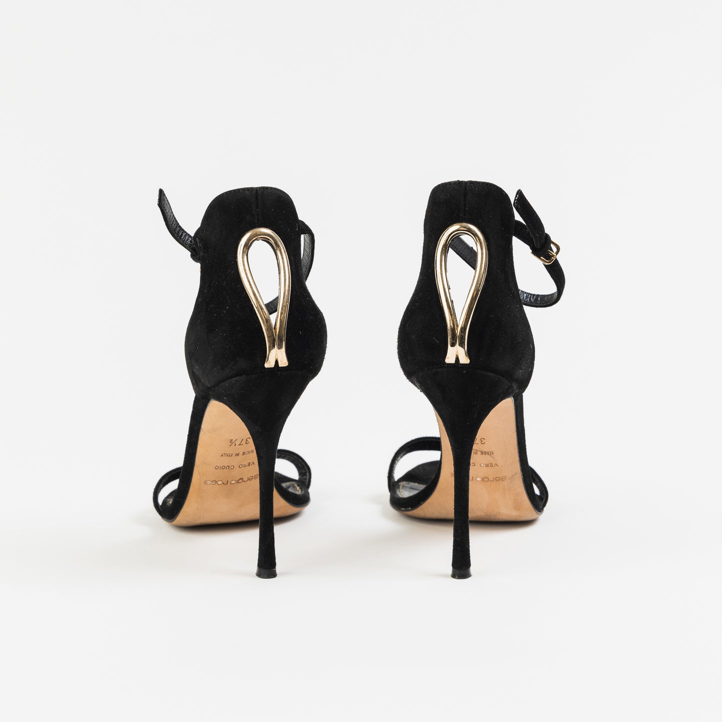 Suede Heeled Sandals