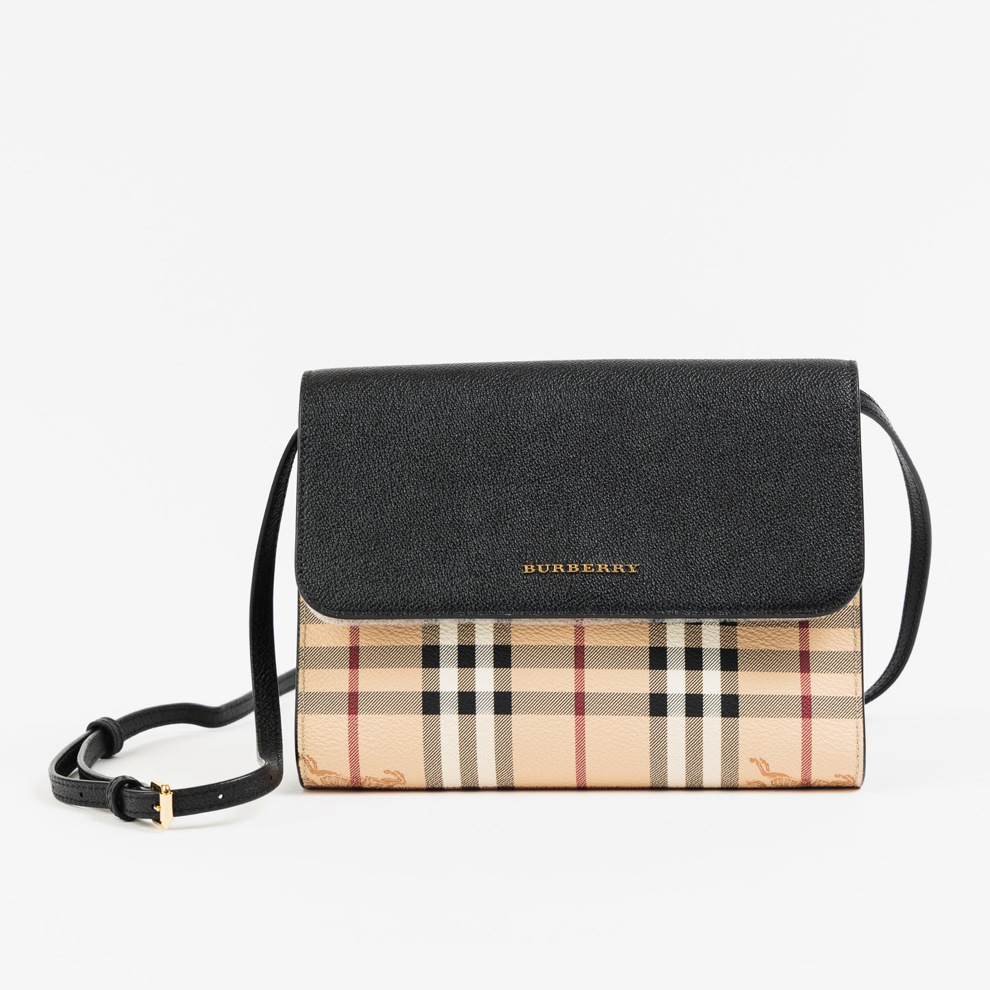 NEW! E-canvas and Leather Crossbody Bag