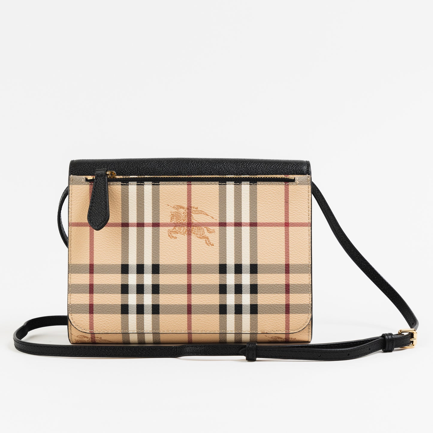 NEW! E-canvas and Leather Crossbody Bag