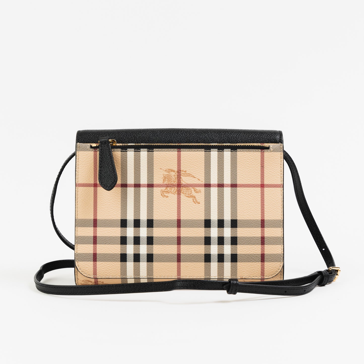 NEW! E-canvas and Leather Crossbody Bag