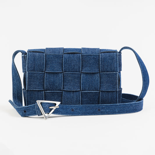 Denim Cassette Crossbody Bag