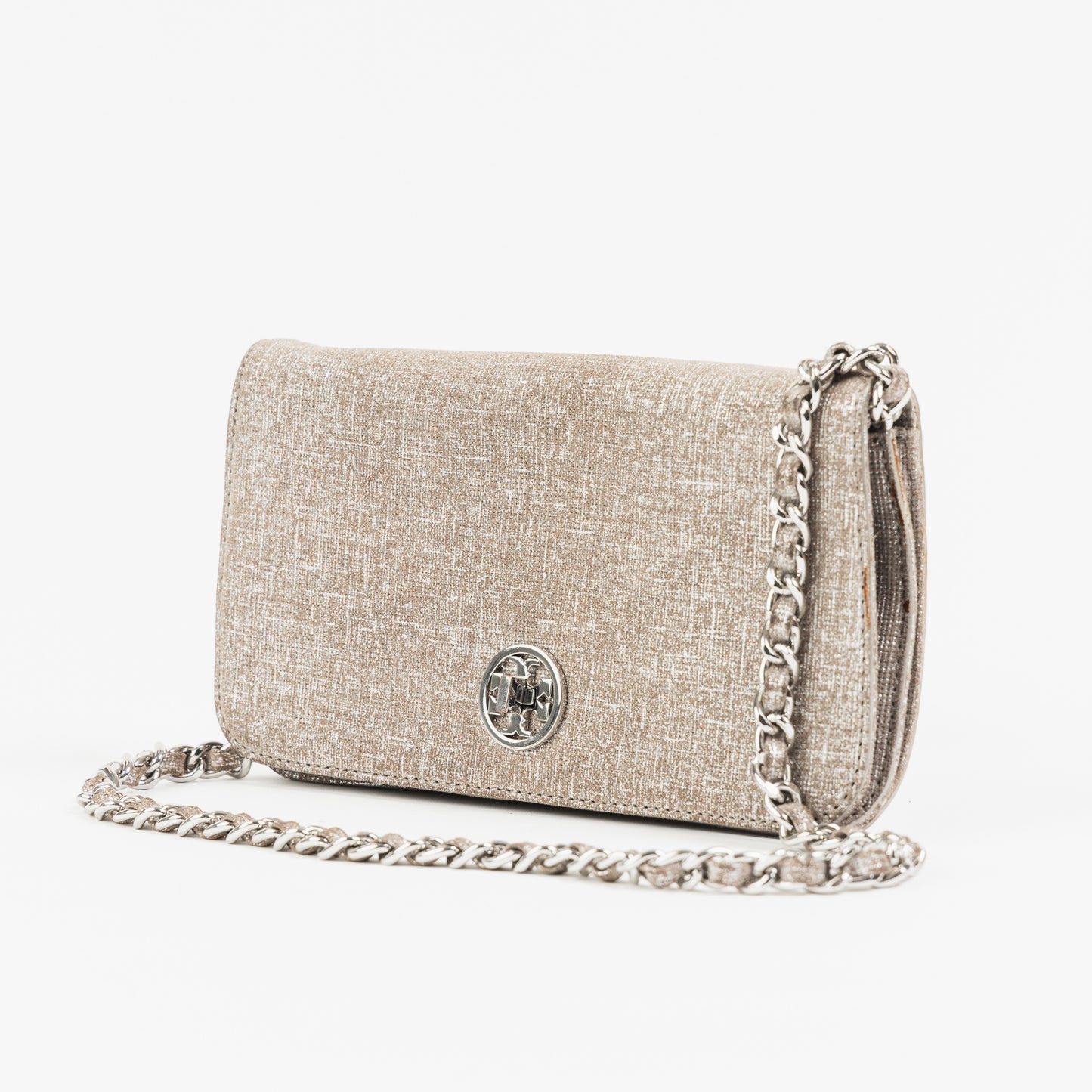 Silver Chain Shoulder Bag