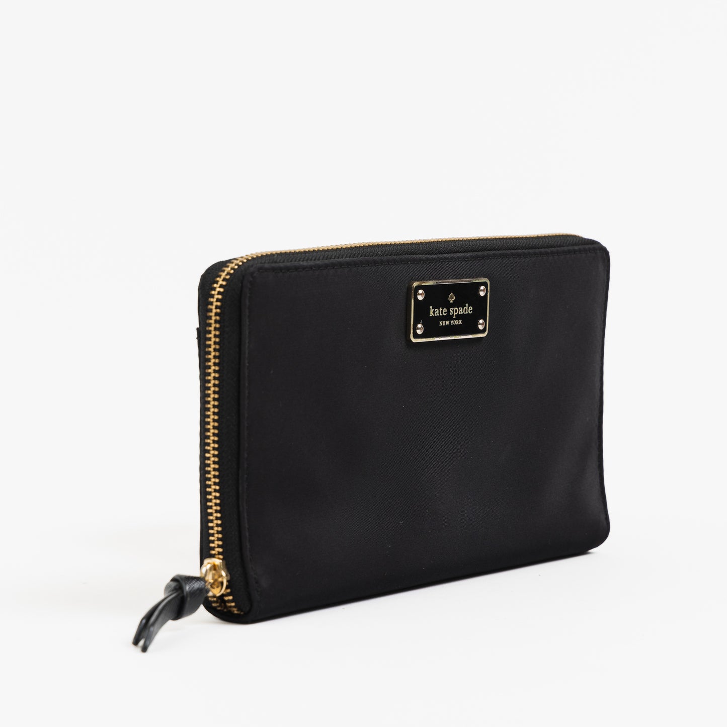 Nylon Black Logo Wallet