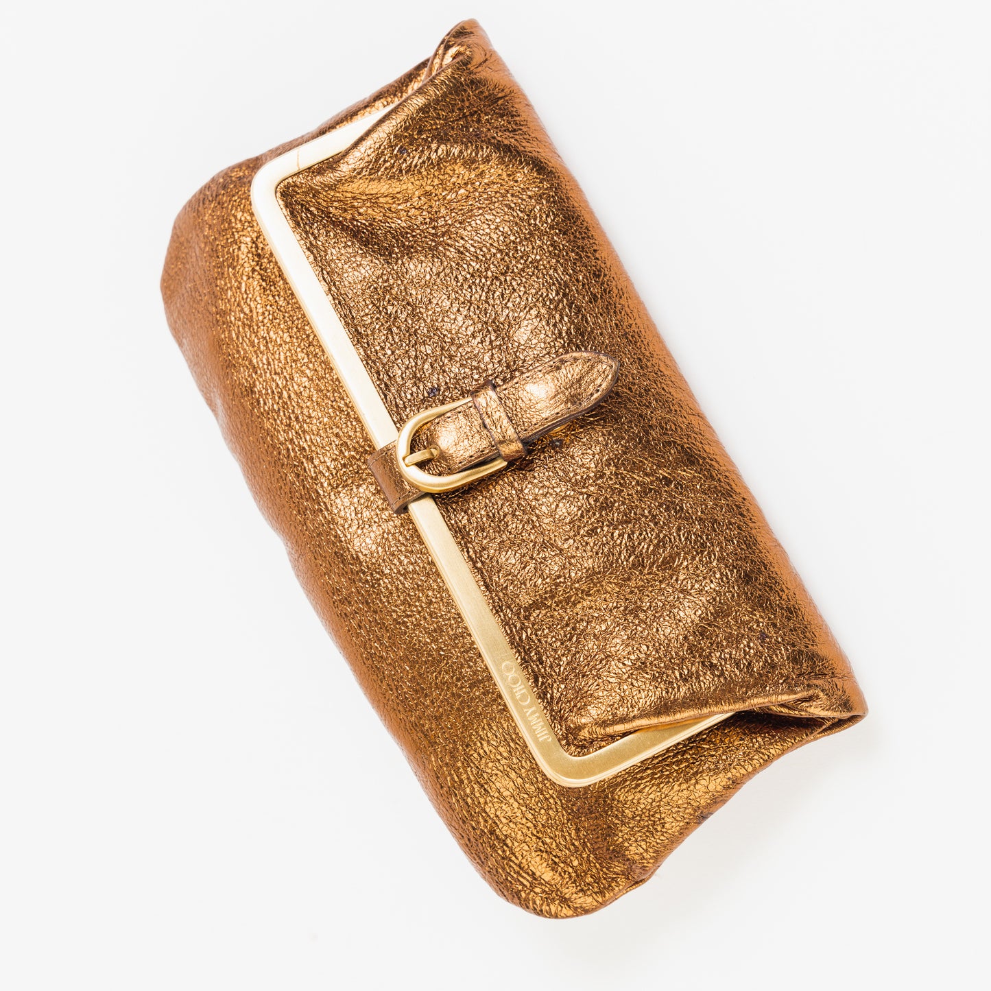 Bronze Leather Clutch