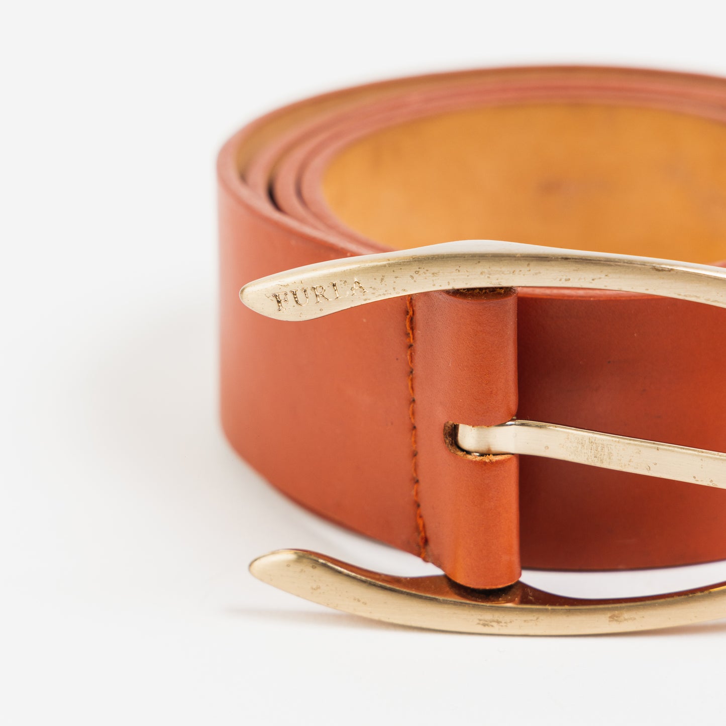 Tan Leather Belt Small