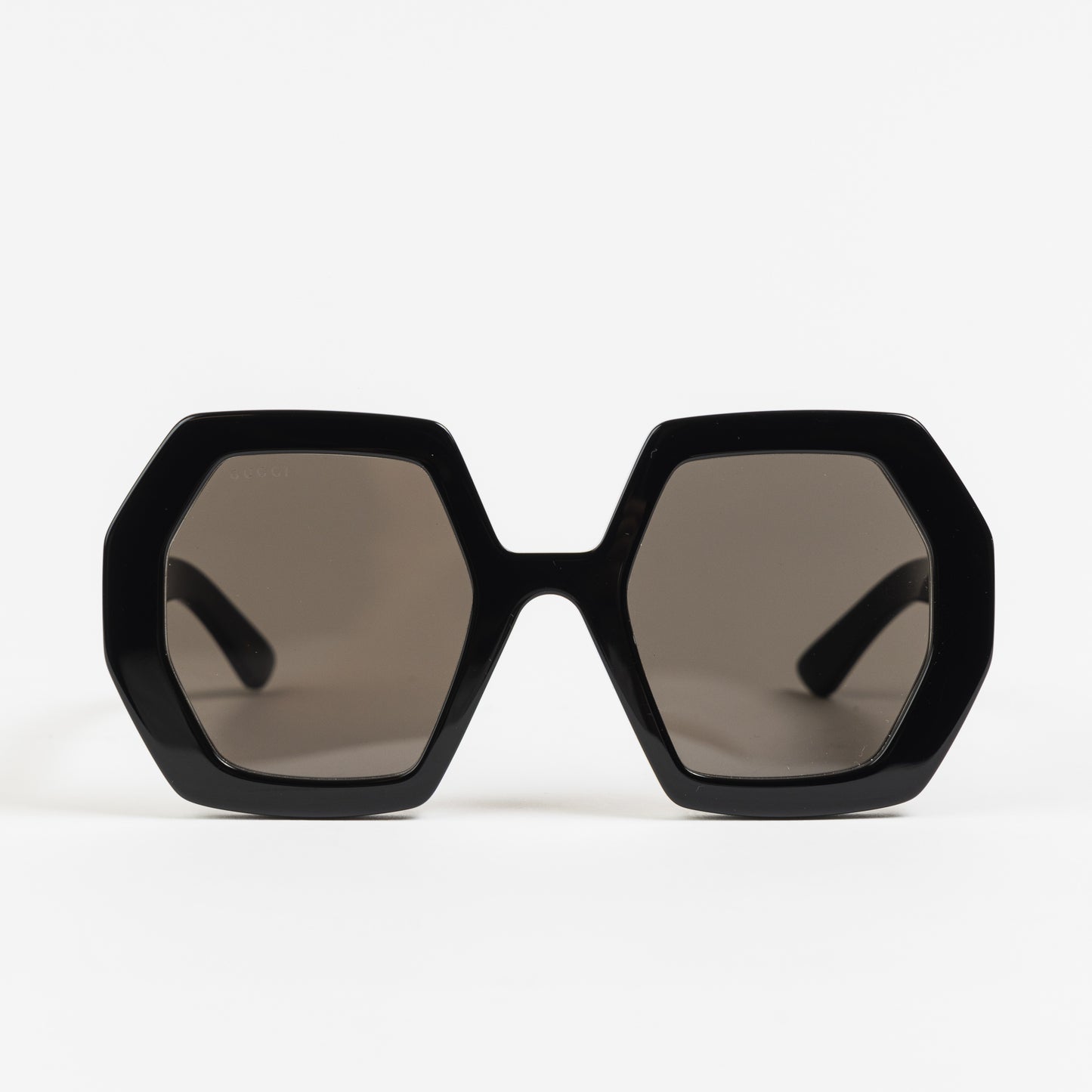 NEW! Hexagon Black Oversized Sunglasses