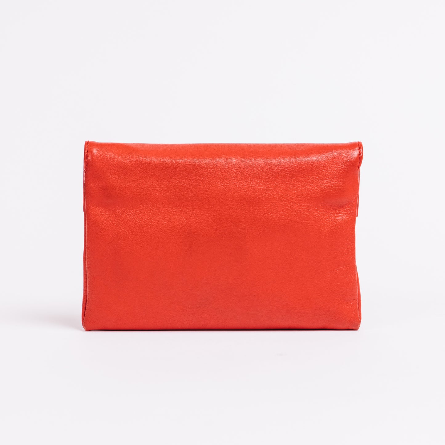 CH Red Leather Chain Bag