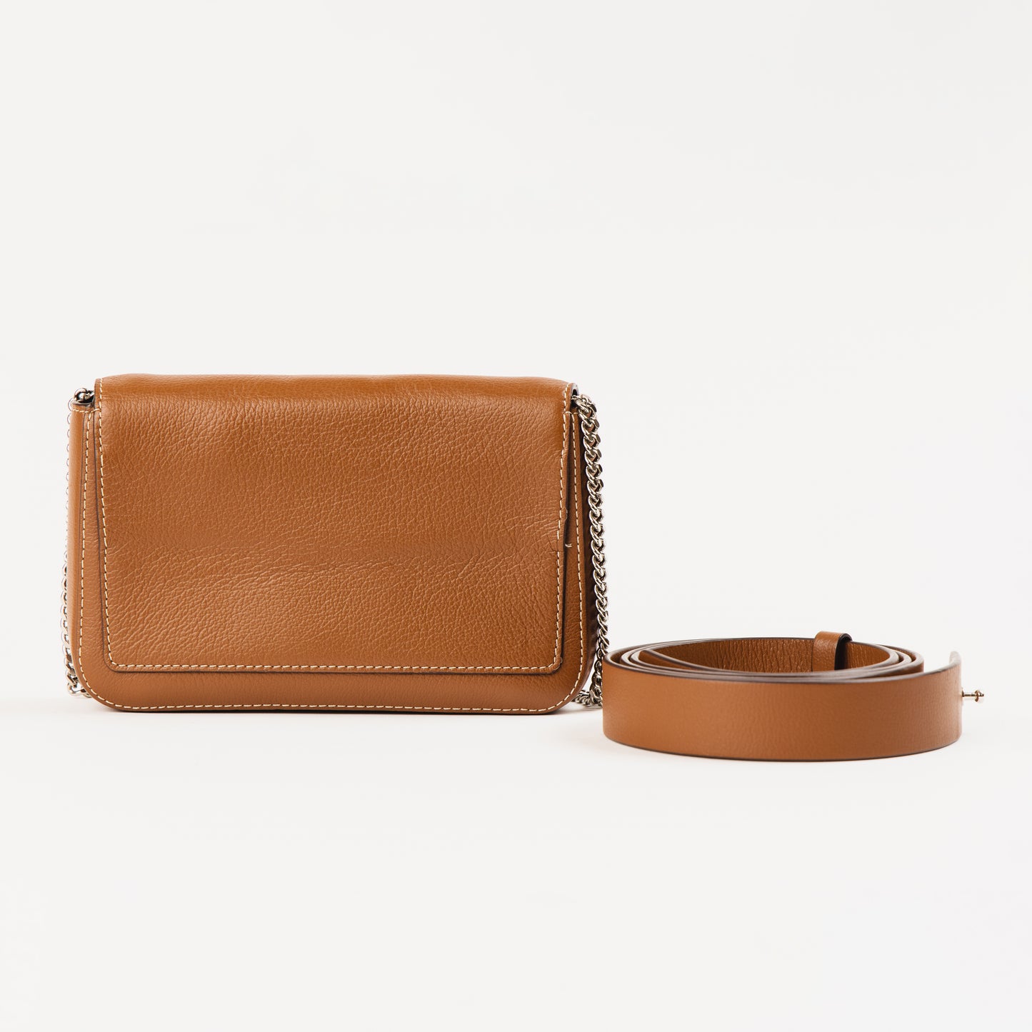 CH Leather Belt/Chain Bag