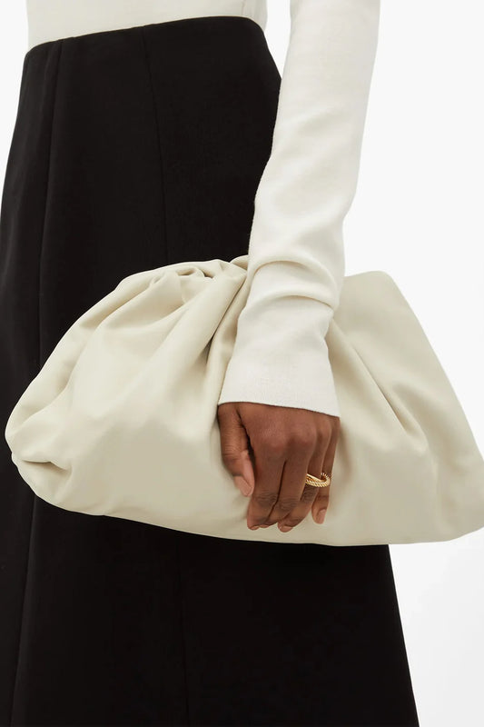 Pouch Large Leather Clutch Bag