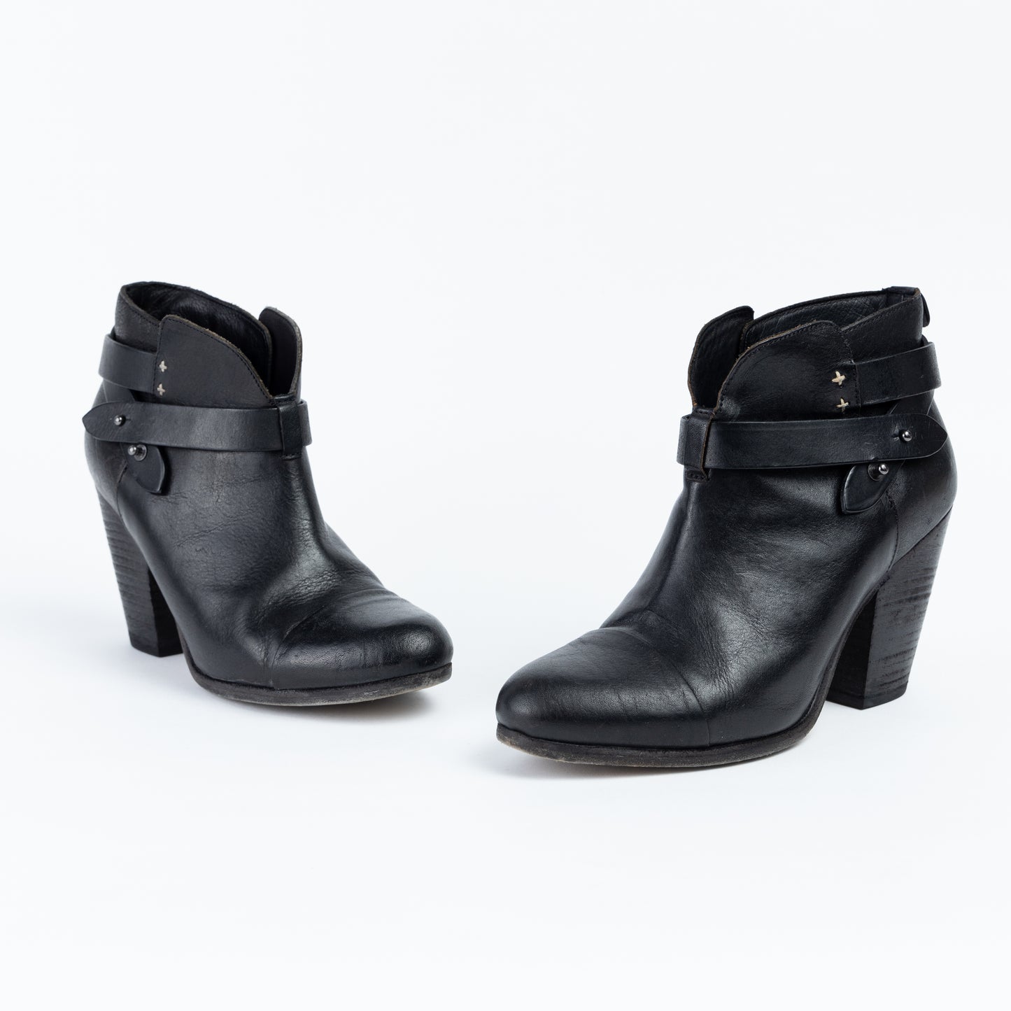 Rag & Bone Black Leather Booties