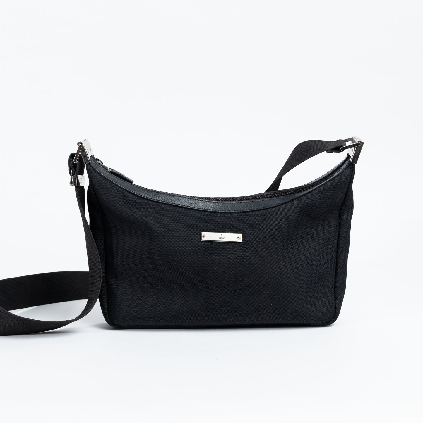 Black Nylon Crossbody Bag