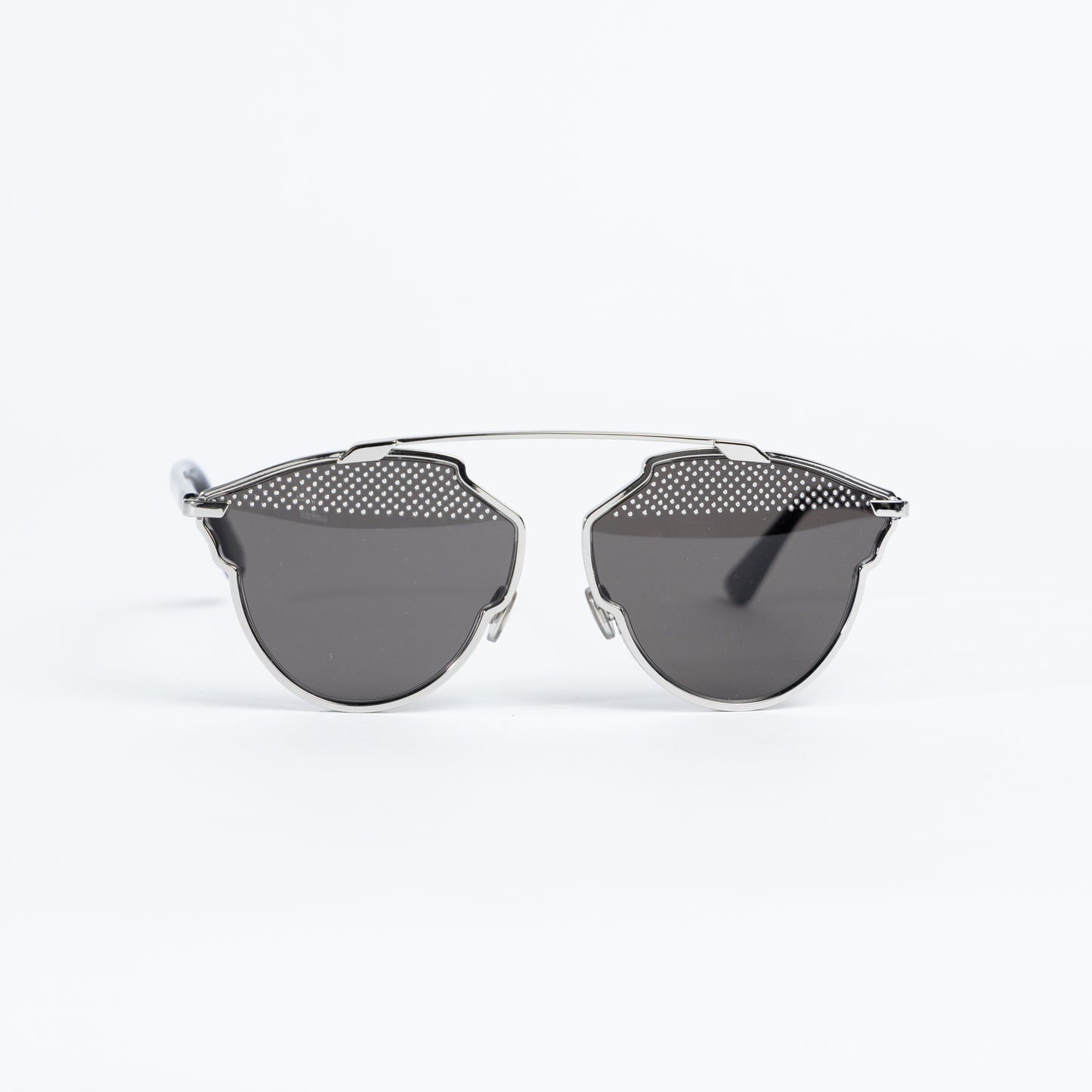 NUEVOS! Silver & White Aviator Sunglasses