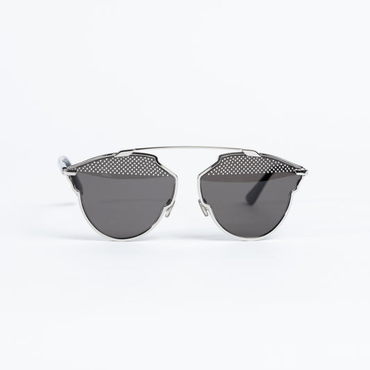 NUEVOS! Silver & White Aviator Sunglasses