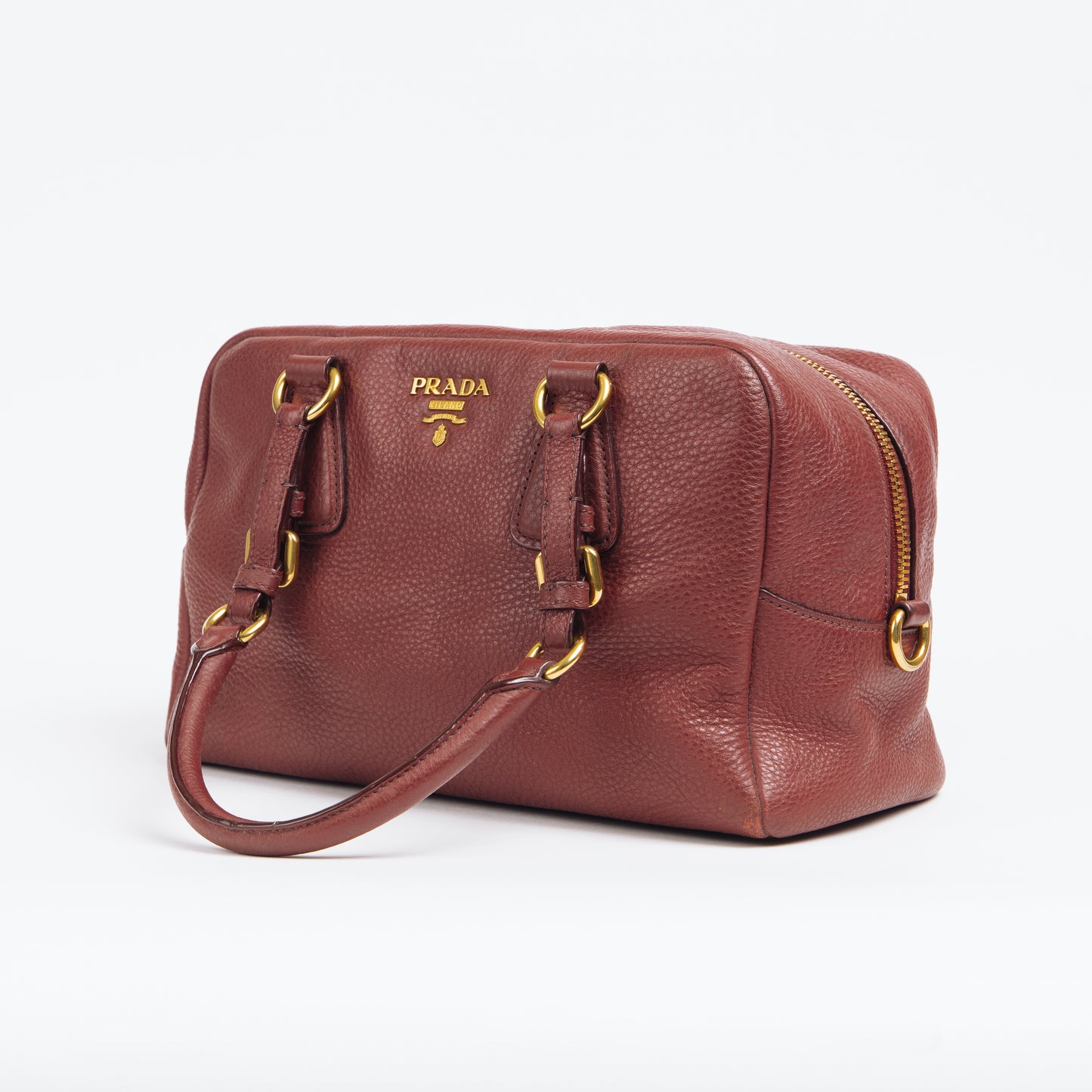 Burgundy Leather Handbag