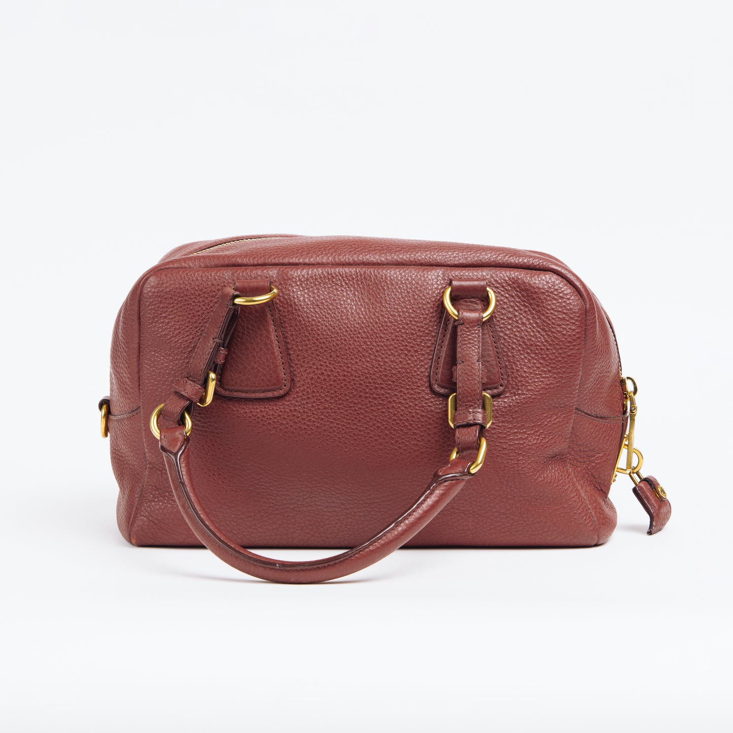 Burgundy Leather Handbag