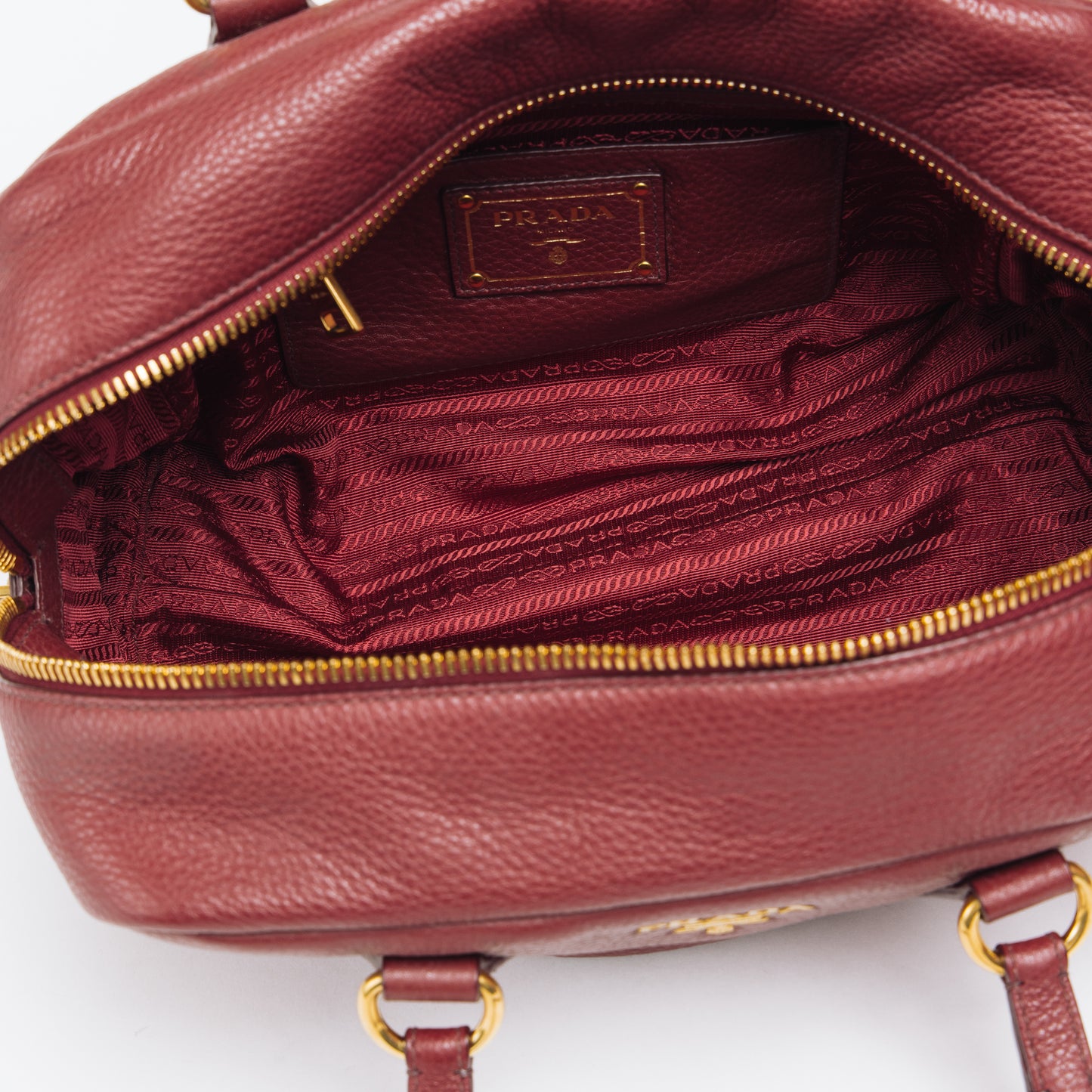 Burgundy Leather Handbag