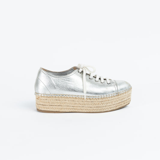 Metallic Espadrille Sneakers