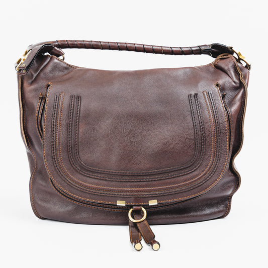 Marcie Leather Hobo Bag