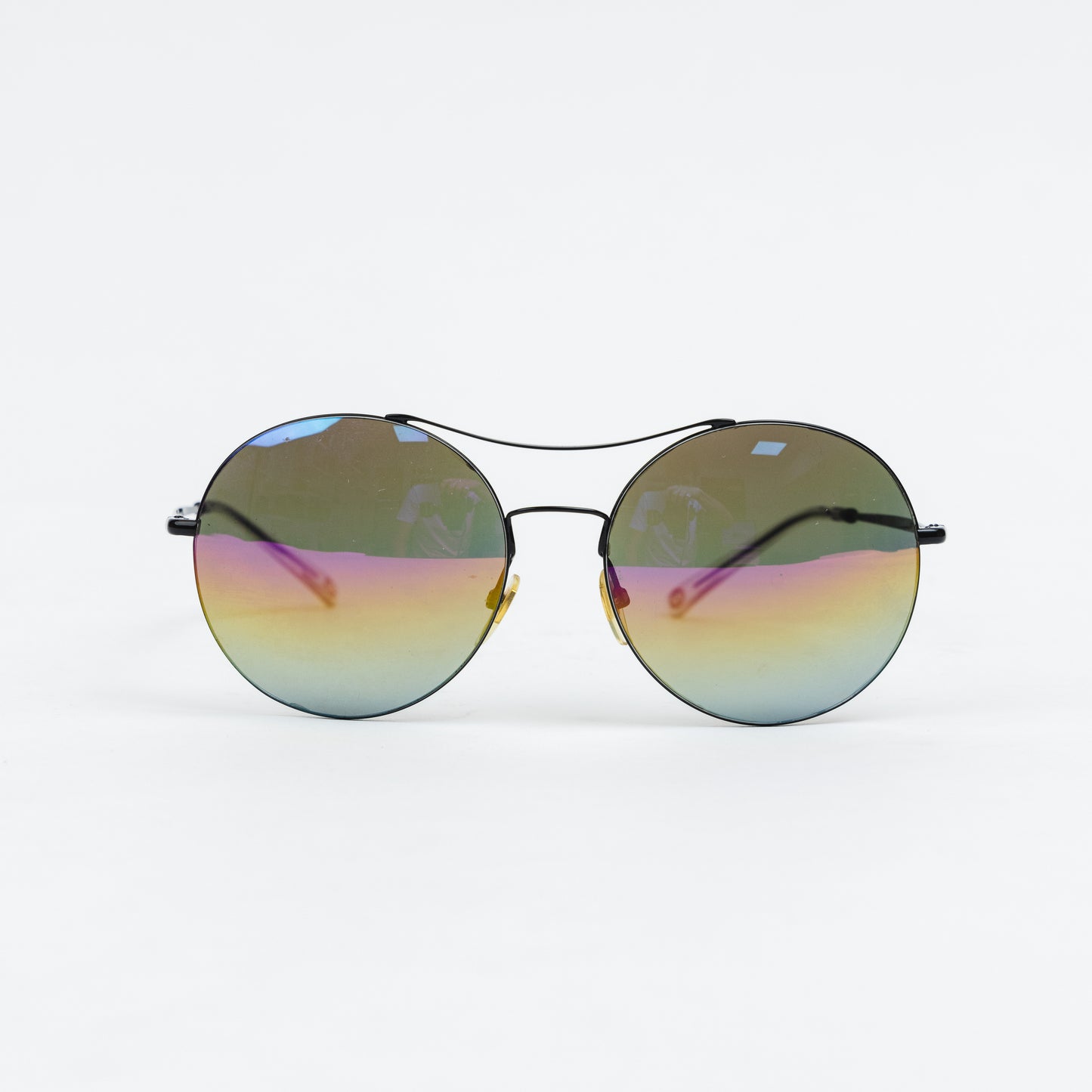 Round Mirrored Sunglasses