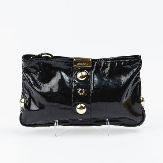 Black Patent Leather Clutch