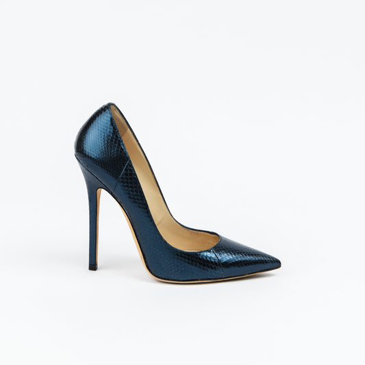 Blue High Heel Pumps