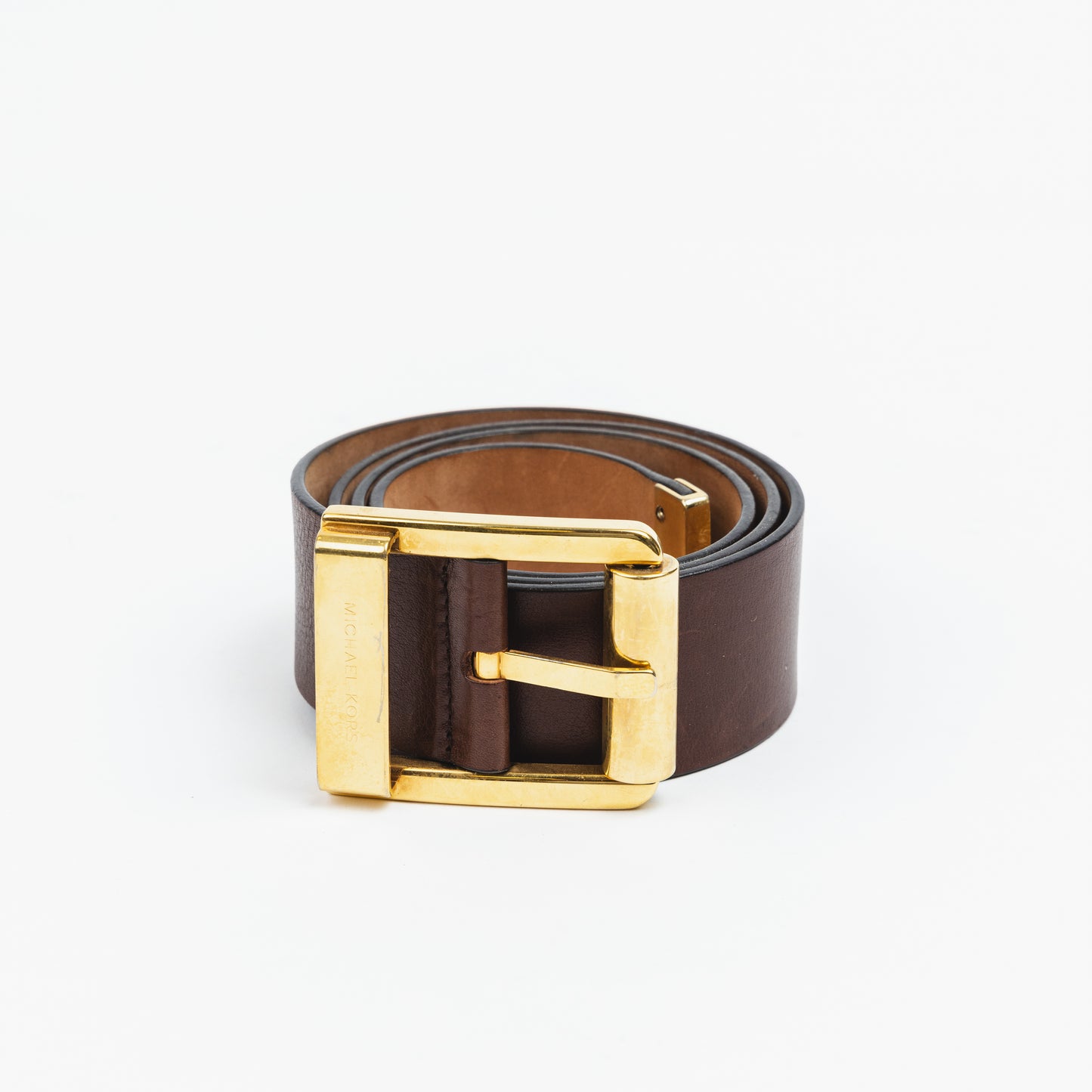 Brown Leather Thick Belt