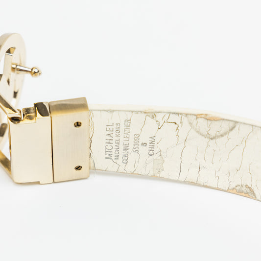 White MK Belt