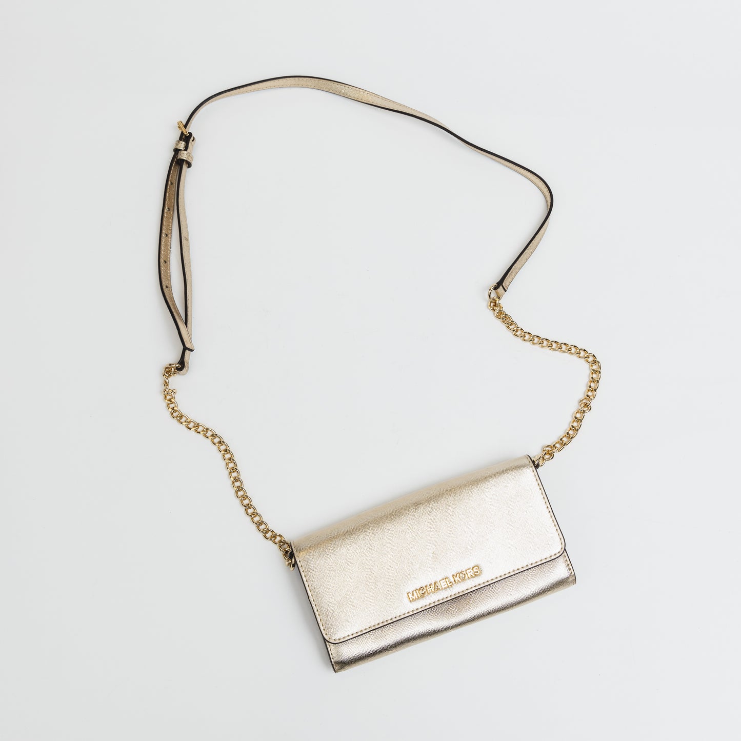 Michael Kors Gold Wallet on Chain