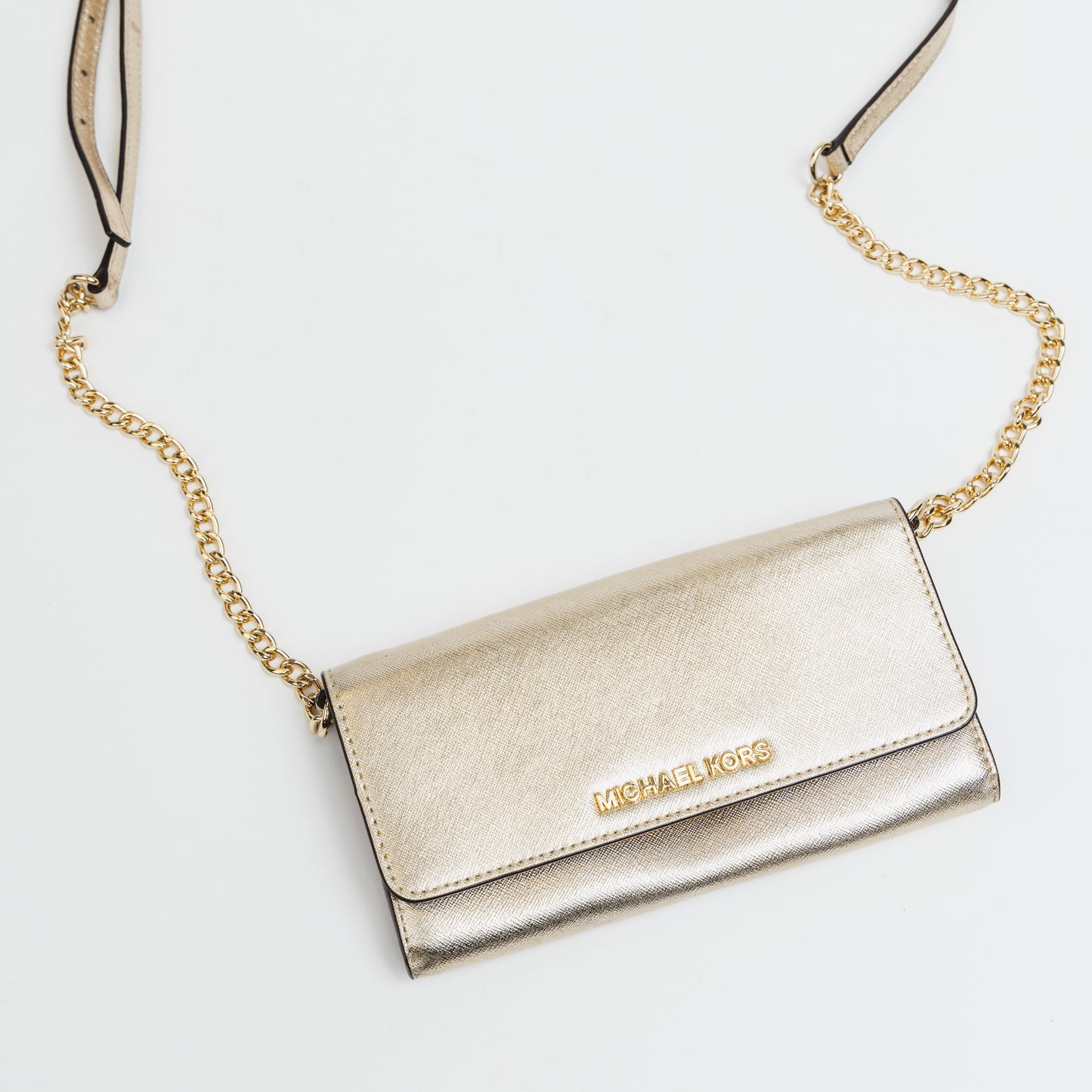 Michael Kors Gold Wallet on Chain