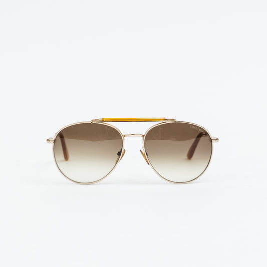 Yellow Aviator Sunglasses